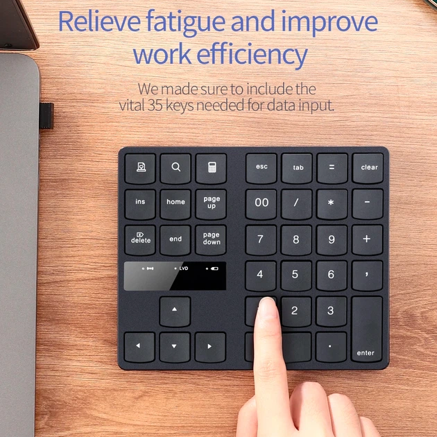 Клавиатура беспроводная BauTech Numeric Keypad чёрная (1012-190-01) - изображение 10
