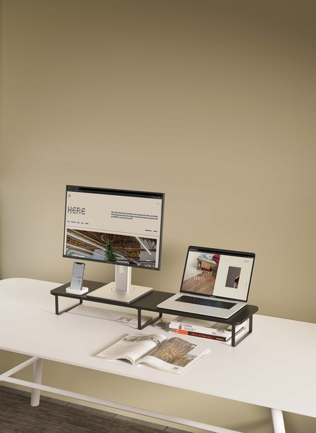 Stolik pod laptop/monitor Gembird MS-TABLE2-01 Black (MS-TABLE2-01) - obraz 13