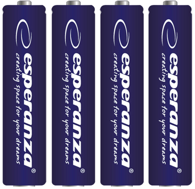 Лужні батарейки Esperanza АА 4 шт. (5901299945254) - зображення 1