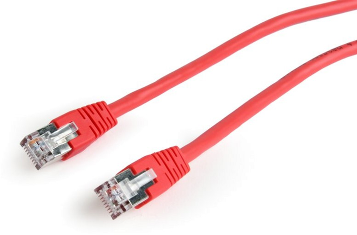 Kabel krosowy Cablexpert CAT6 FTP 0.5 m Red (PP6-0.5M/R) - obraz 2