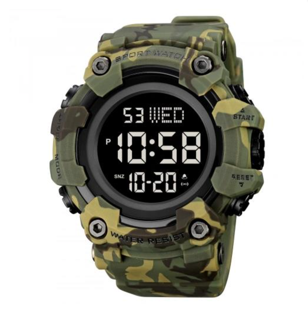 Часы мужские наручные Skmei 1968CMGN Green Camo - Фото 1 Часы мужские наручные Skmei 1968CMGN Green Camo - изображение 1