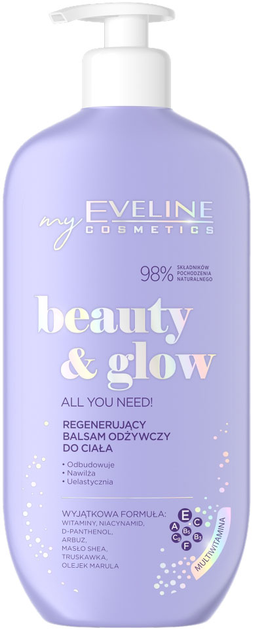 Balsam do ciała Eveline Cosmetics Beauty & Glow regenerujący odżywczy 350 ml (5903416040545) - obraz 1