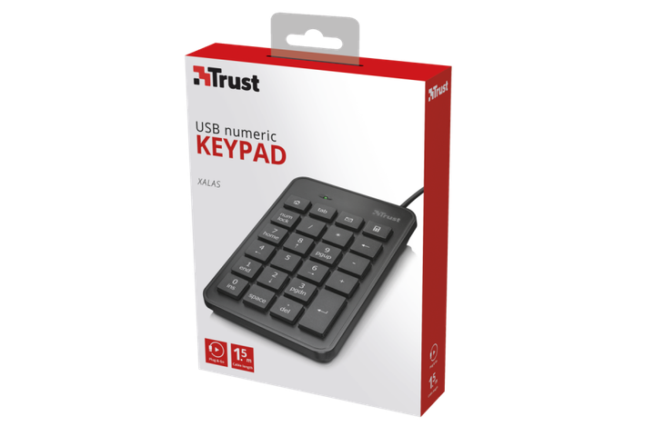 Клавиатура TRUST Xalas USB Numeric Keypad (TR22221) - изображение 4