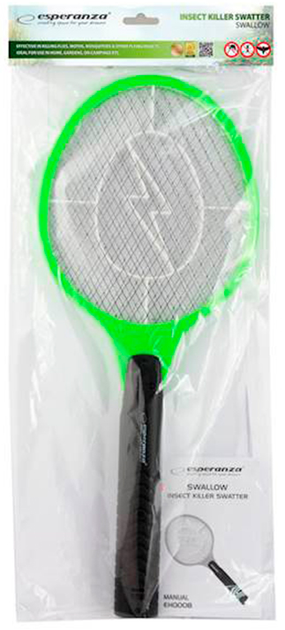 Elektryczna łapka owadobójcza Esperanza EHQ008 Insect Killer Swatter Swallow (5901299955925) - obraz 3