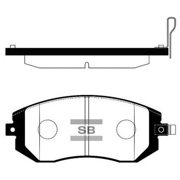 Тормозные колодки HI-Q SP1367 - изображение 1