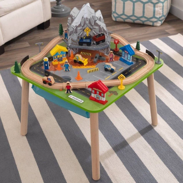 Игровой набор KidKraft настольная железная дорога деревянная, 10176 - Фото 6 Игровой набор KidKraft настольная железная дорога деревянная, 10176 - изображение 6