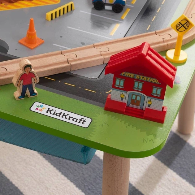 Игровой набор KidKraft настольная железная дорога деревянная, 10176 - Фото 8 Игровой набор KidKraft настольная железная дорога деревянная, 10176 - изображение 8