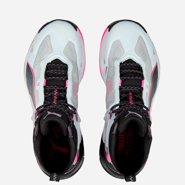 Жіночі черевики для туризму низькі з Gore-Tex Puma Explore NITRO Mid GTX Wn Platinum 40 (6.5UK) 25.5 см Сірі (4065452704506) - зображення 4