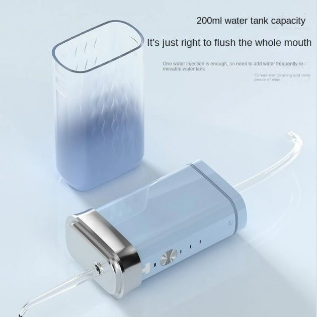 Портативный ирригатор для чистки зубов, десен и полости рта Power-floss Shining Ipx7 LY-314 - изображение 6