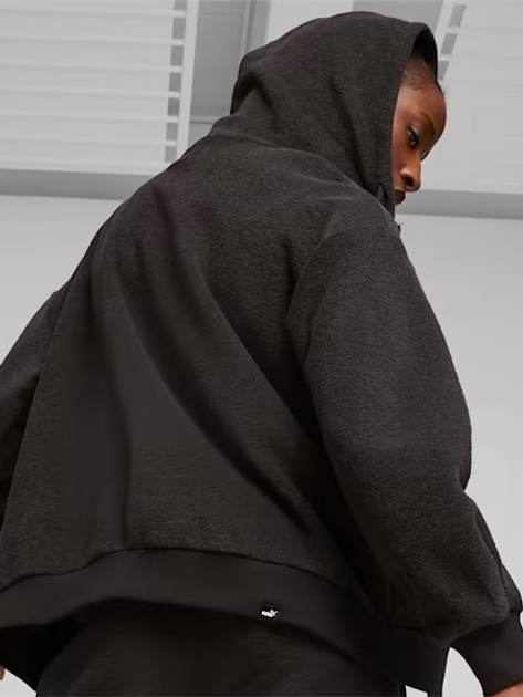 Bluza damska rozpinana streetwear z kapturem Puma Her Winterized Full-Zip Hoodie 67600801 XL Czarna (4099683574621) - obraz 5