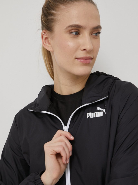 Kurtka wiatrówka damska Puma Ess Solid Windbreaker Black 84749401 L Czarna (4064535452358) - obraz 4