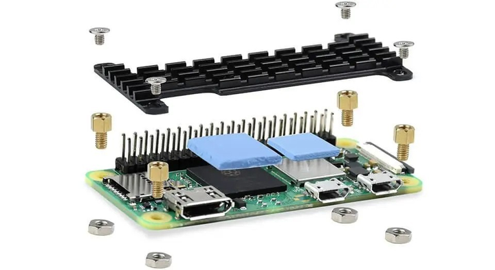 Радіатор повнорозмірний для Raspberry Pi Zero/Zero2 - изображение 2