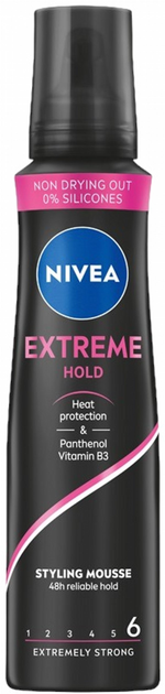 Pianka do włosów Nivea Extreme Hold 150 ml (9005800362854) - obraz 1