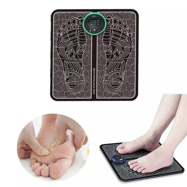 Массажный электрический коврик автоматический массажер для ступней и ...