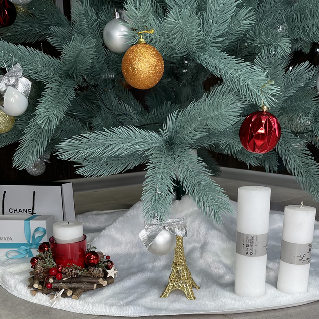 Меховые юбки для елки - ROZETKA. Купить недорого коврик из меха под ...