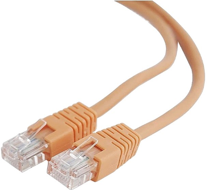 Patchcord Gembird UTP PP12 Cat 5e RJ-45 0.25 m Orange (8716309074742) - obraz 1