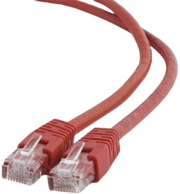 Патч-корд Gembird UTP PP6U Cat 6 RJ-45 2 м Red (8716309093262) - зображення 1