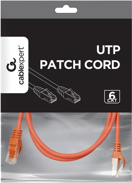 Патч-корд Gembird UTP PP6U Cat 6 RJ-45 2 м Red (8716309093262) - зображення 2