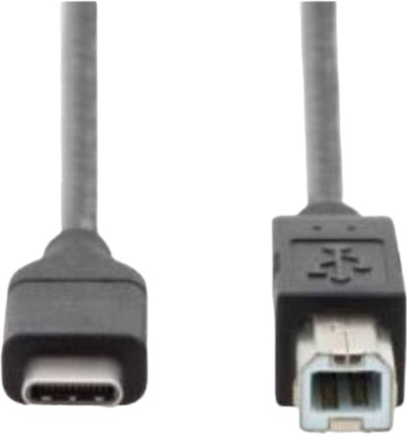 Kabel Digitus Typ USB Type-C – USB Type-B 1.8 m Black (4016032437536) - obraz 2