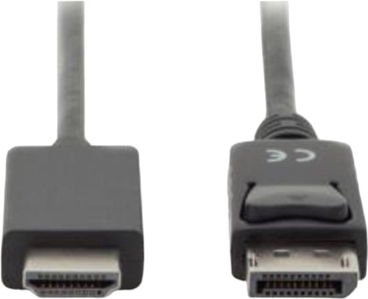 Кабель Digitus DisplayPort 1.2 – HDMI 4K 60Гц UHD 3 м Black (4016032438601) - зображення 2