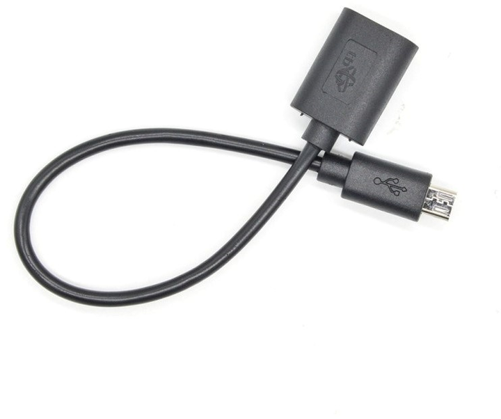 Adapter TB OTG micro-USB – USB Type-A 15 cm Black (5901500505987) - obraz 1