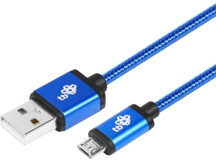 Kabel TB USB – micro-USB 1.5 m Blue (5902002045278) - obraz 2