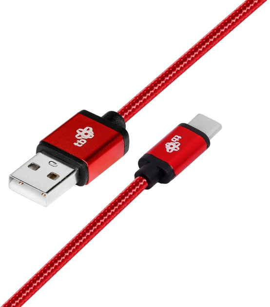Kabel TB USB Type-A – USB Type-C 1.5 m Red (5902002065207) - obraz 1