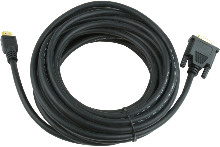 Kabel Cablexpert HDMI – DVI 7.5 m Black (8716309064002) - obraz 1