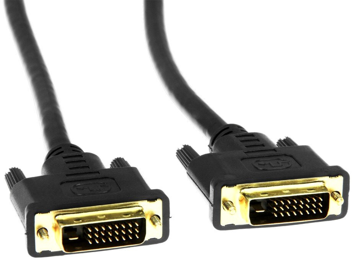 Kabel Cablexpert DVI Dual-Link (24+1) 4.5 m Black (8716309081566) - obraz 1