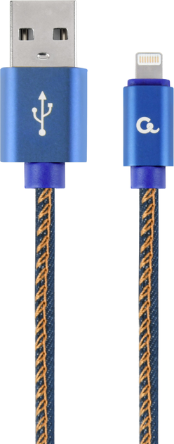 Kabel Gembird USB Type-A 2.0 – Lightning 1 m Black (8716309106177) - obraz 1