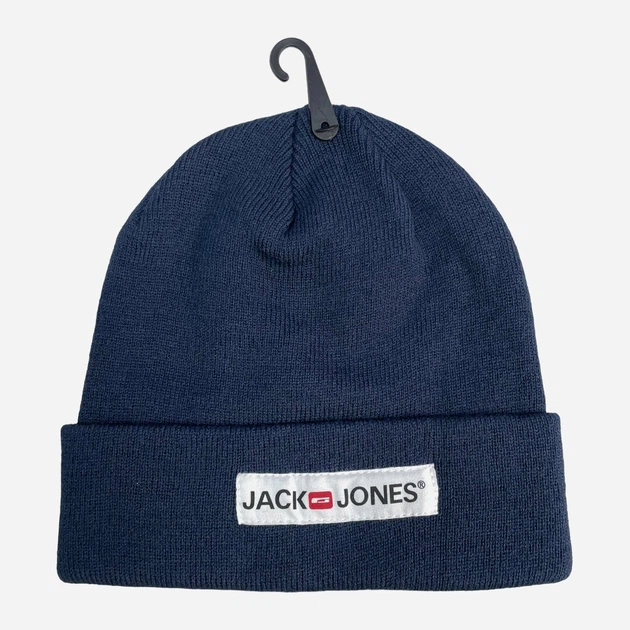 Шапка мужская Jack & Jones 191 124 One Size Темно-синяя (LV2200005057438) - Фото 1 Шапка мужская Jack & Jones 191 124 One Size Темно-синяя (LV2200005057438) - изображение 1