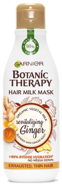 Maska do włosów Garnier Botanic Therapy Milk Mask Revitalizing Ginger 250 ml (3600542272551) - obraz 1