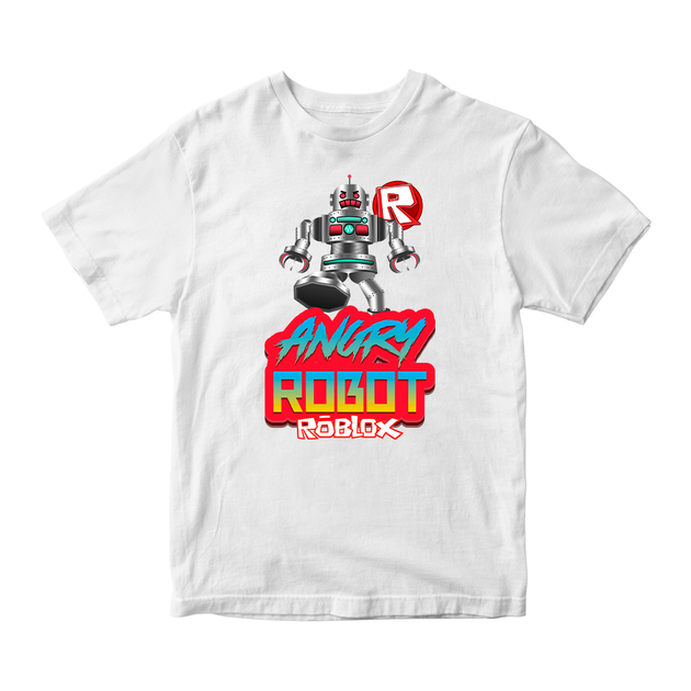 Футболка белая с принтом онлайн игры Roblox "Angry Robot. Roblox. Роблокс" Кавун 86 см ФП011957 - Фото 1 Футболка белая с принтом онлайн игры Roblox "Angry Robot. Roblox. Роблокс" Кавун 86 см ФП011957 - изображение 1