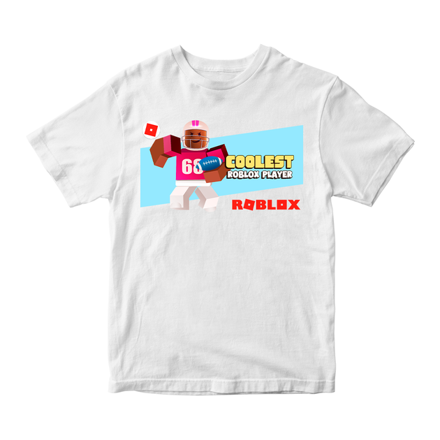 Футболка белая с принтом онлайн игры Roblox "Coolest Roblox player R Роблокс Roblox" Кавун 11-12 лет ФП011980 - Фото 1 Футболка белая с принтом онлайн игры Roblox "Coolest Roblox player R Роблокс Roblox" Кавун 11-12 лет ФП011980 - изображение 1