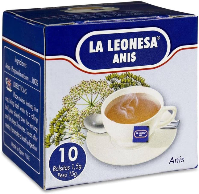 Трав'яний чай La Leonesa Aniseed 10 шт (8470003495974) - зображення 1