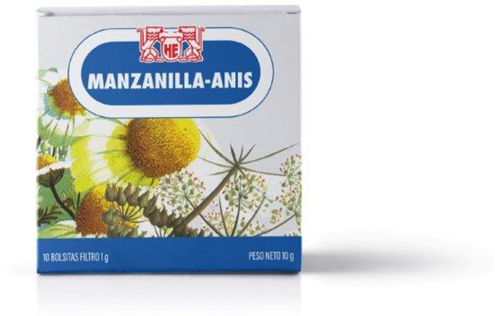 Трав'яний чай La Leonesa Manzanilla With Aniseed 10 шт (80133890105) - зображення 1