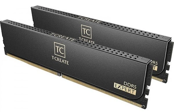 新品未開封T-CREATE DDR5 64GB (2x32GB) 6000MHz Пам'ять 32Gb x 2 (64Gb Kit) DDR5, 6000 MHz, Team T-Create Expert