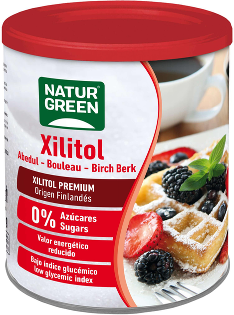 Березовий цукор Naturgreen Azucar De Abedul Xilitol 500 г (8436542191999) - зображення 1