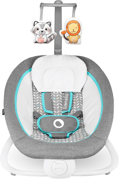 Leżak Lionelo Baby Rocker Pascal 77x48 cm (5902581658005) - obraz 3
