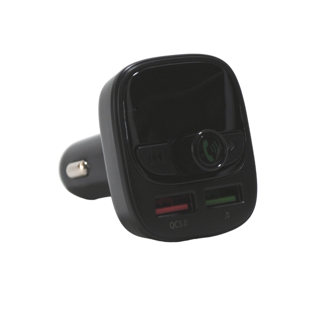 Трансмиттер FM модулятор + зарядка 4you Smart X2 ( QC3.0, 5V / 3A, 18W, 2USB, MP3, bt 5.0) - изображение 2