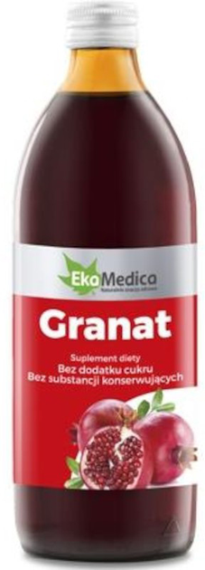 Sok naturalny Ekamedica Granat 500 ml (5902596671013) - obraz 1