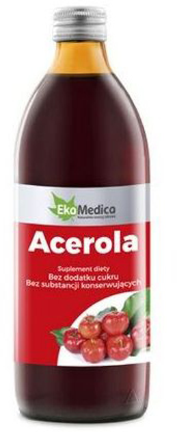 Sok naturalny Ekamedica Acerola 500 ml (5902596671785) - obraz 1