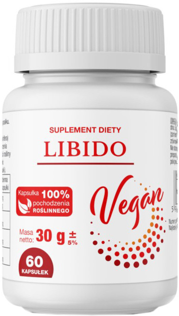 Suplement diety Gorvita Libido Vegan 60 kapsułek (5903317643319) - obraz 1
