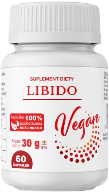 Suplement diety Gorvita Libido Vegan 60 kapsułek (5903317643319) - obraz 1