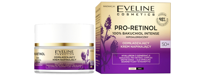 Крем для обличчя Eveline Cosmetics Pro-Retinol омолоджуючий 50+ 50 мл (5903416025948) - зображення 1