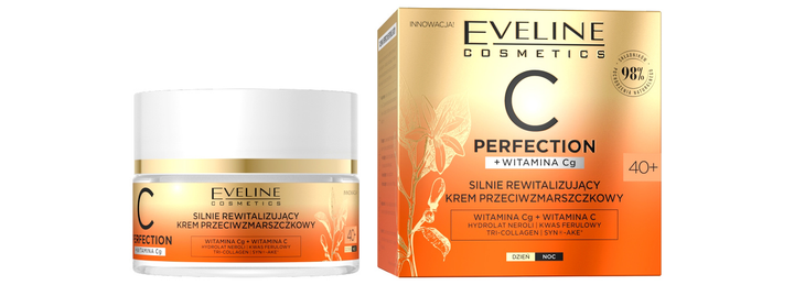 Крем для обличчя Eveline Cosmetics C-Perfection сильно відновлюючий проти зморшок 40+ 50 мл (5903416037170) - зображення 1