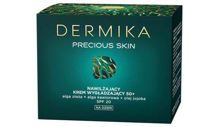 Krem do twarzy Dermika Precious Skin 50+ nawilżający wygładzający SPF20 50 ml (5902046766238) - obraz 1