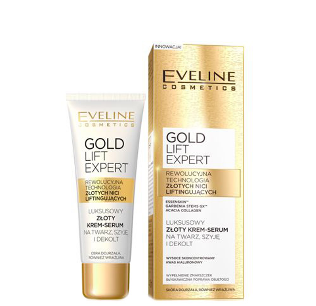 Krem-serum do twarzy Eveline Cosmetics Gold Lift Expert 40 ml (5901761941999) - obraz 1