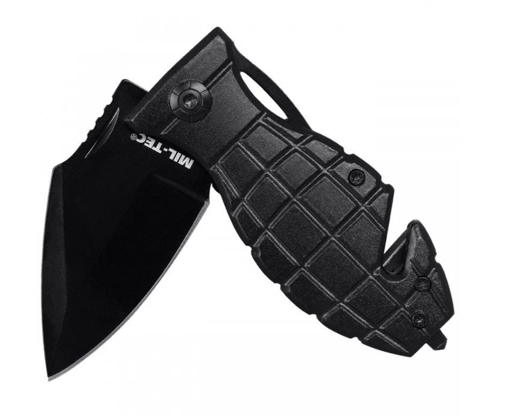 Спасательный Складной Нож для Выживания Mil-Tec Pineapple Черный 15318500 - изображение 3