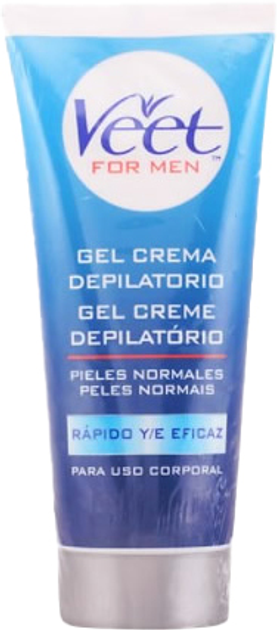Krem do depilacji Veet For Men Depilatory Cream Normal Skin 200 ml (9300631115434) - obraz 1
